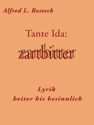 cover image of Tante Ida--zartbitter